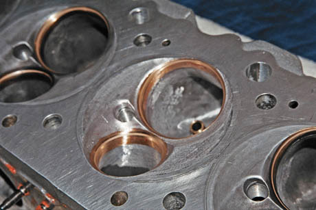Aluminum Weld Repair Ford 800 C.I. Mtn. Motor Pro Stock Cylinder Head