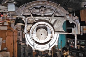 Vintage Ferrari Aluminum Engine Block Damage